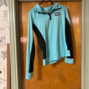 Victoria's Secret Pink Ultimate 1/4 Zip Pull Over Size Small
